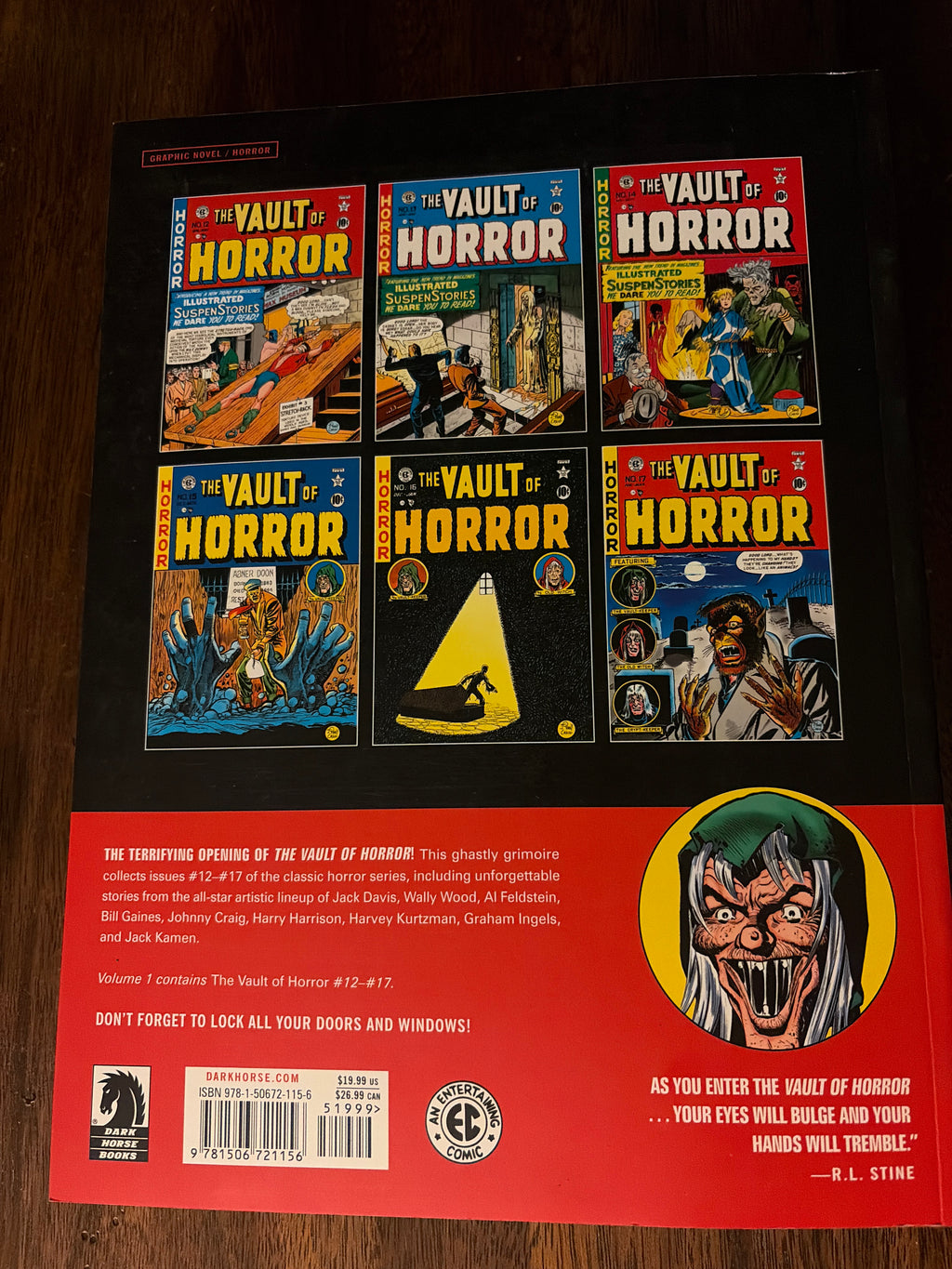 The Vault of Horror Volumes 1-4 Dark Horse Graphic Novels