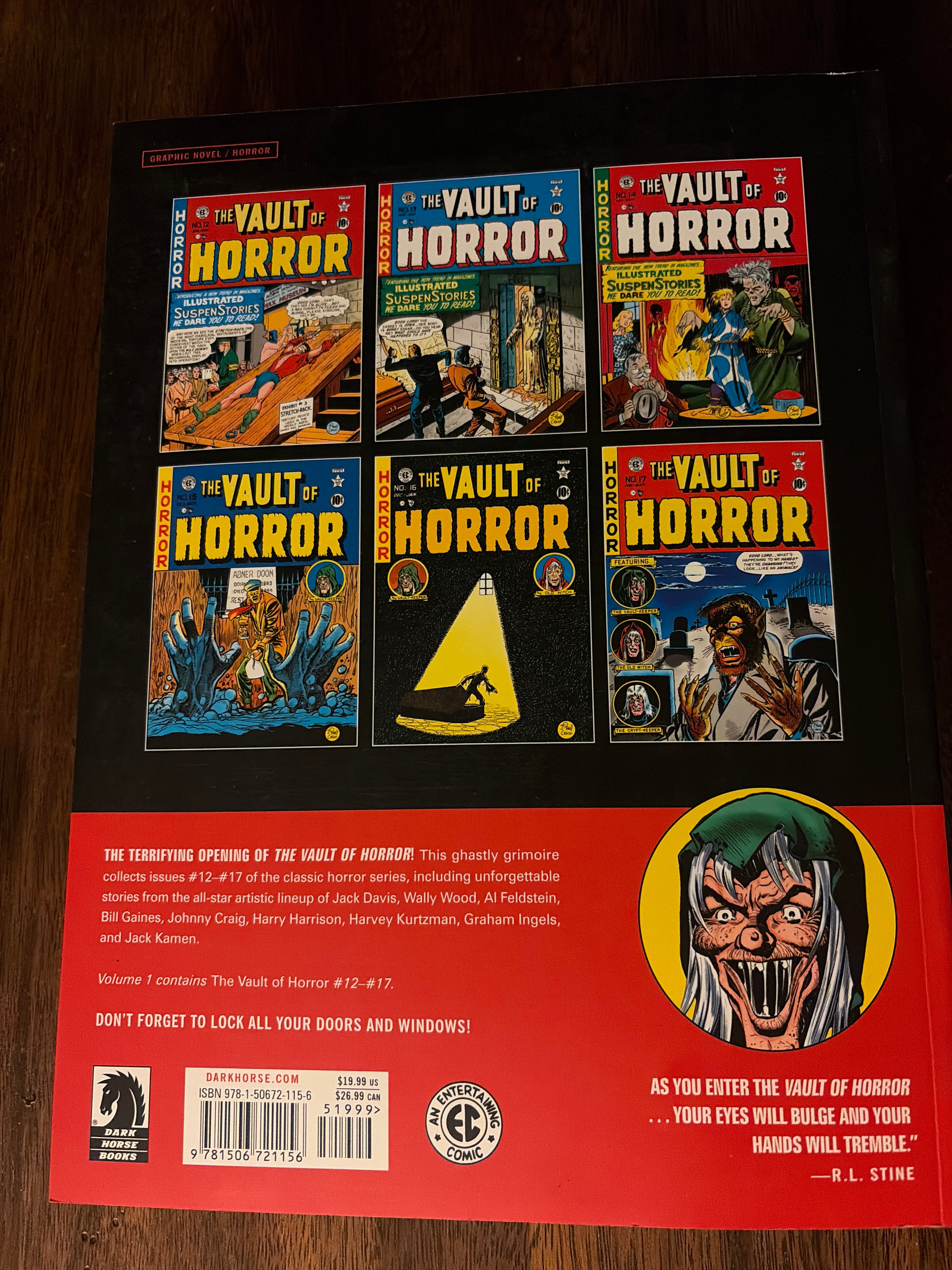 The Vault of Horror Volumes 1-4 Dark Horse Graphic Novels