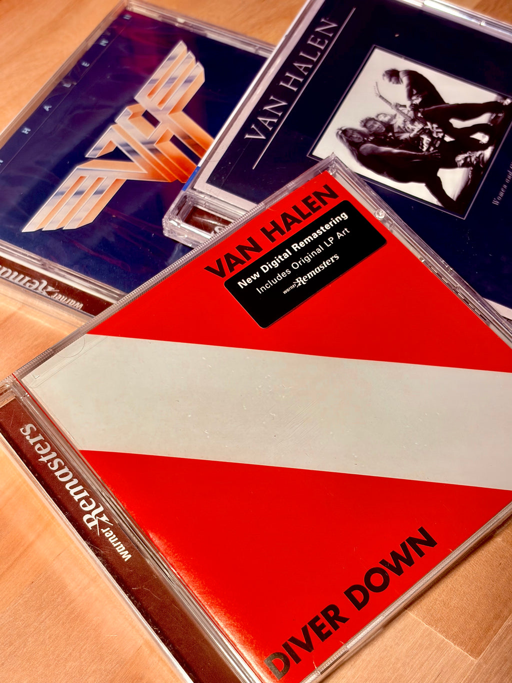 Van Halen - Warner Remasters Lot - Women and Children First + II + Diver Down
