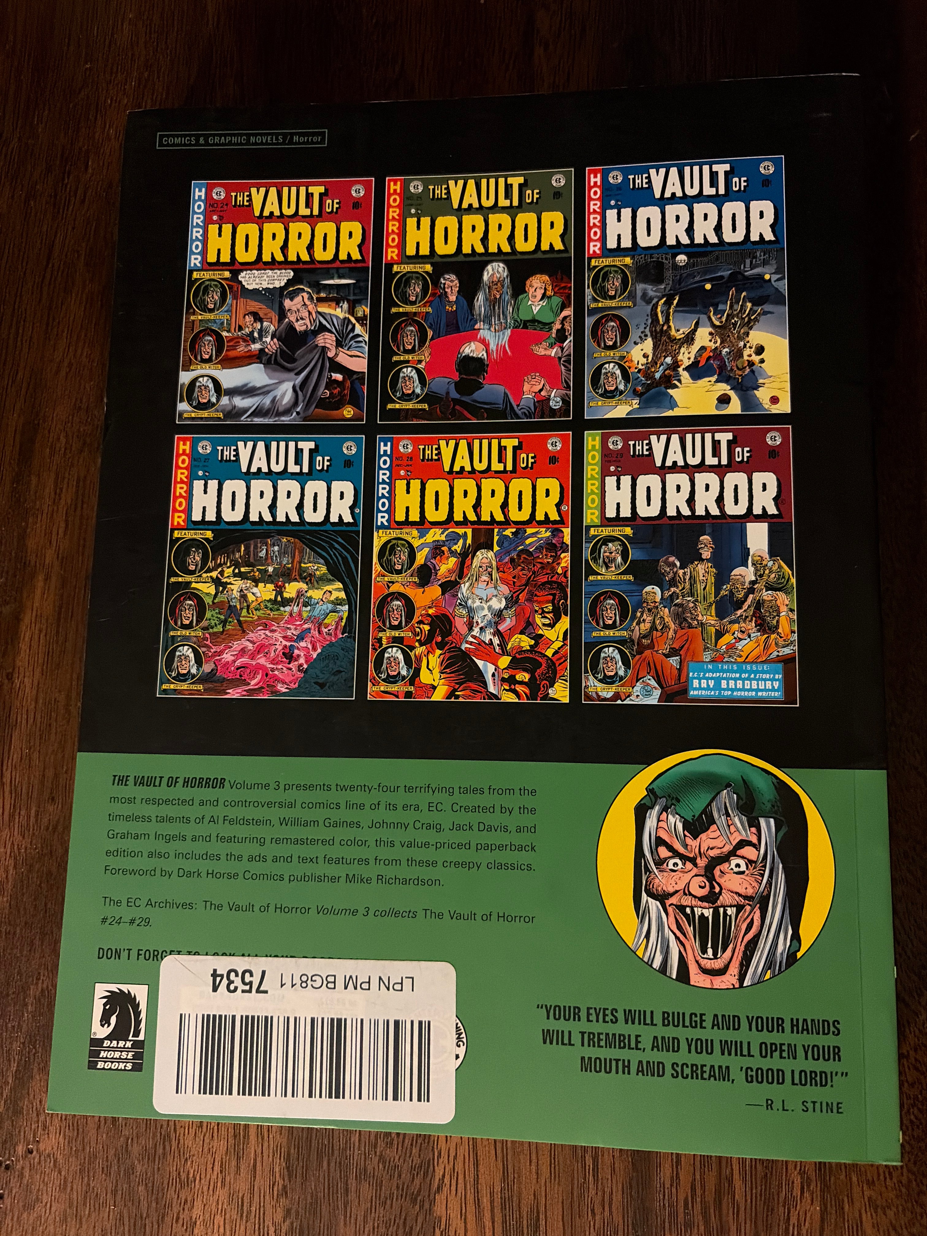 The Vault of Horror Volumes 1-4 Dark Horse Graphic Novels