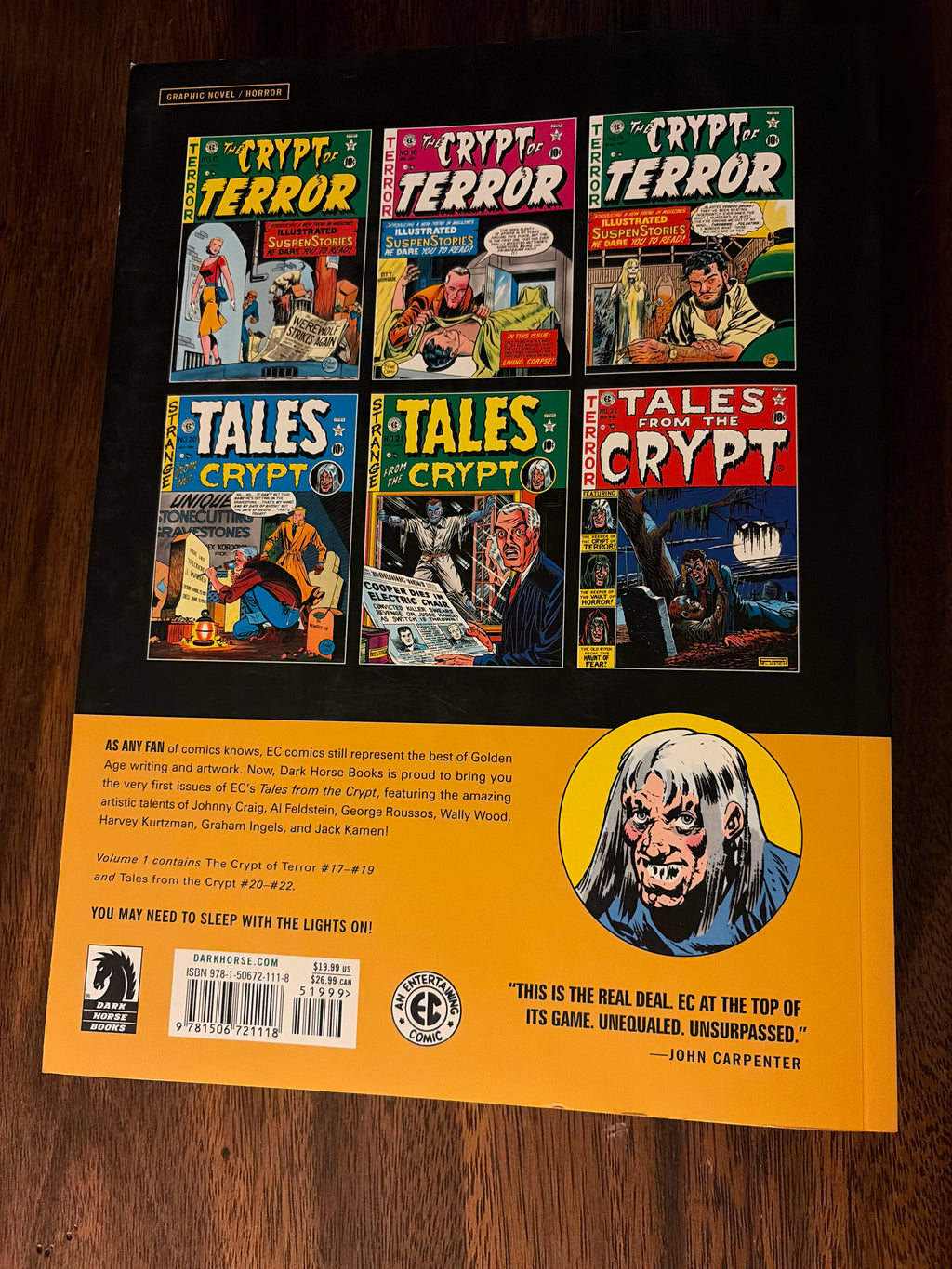 Tales From The Crypt Volumes 1-3 Dark Horse Graphic Novels