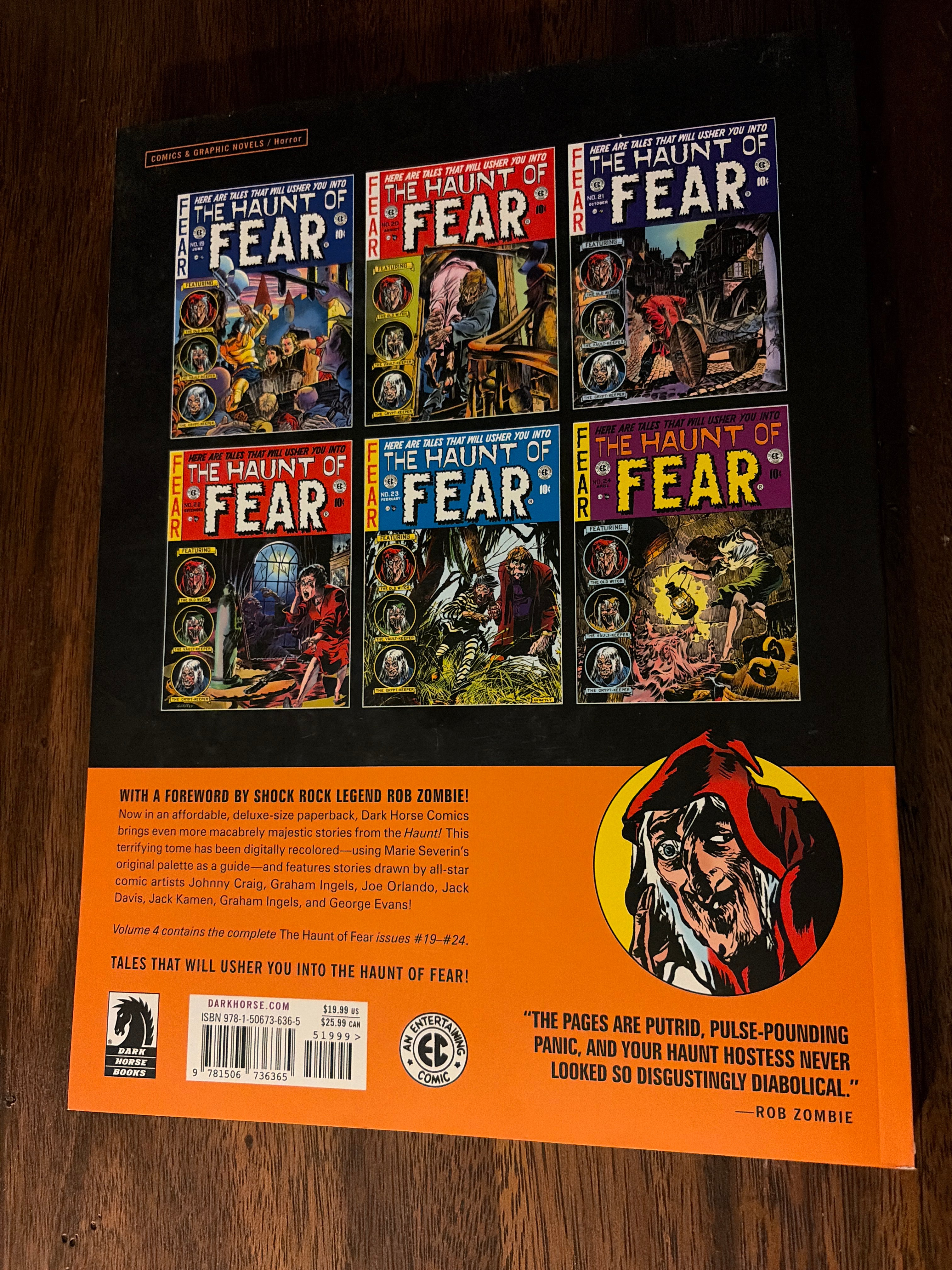 The Haunt of Fear Volumes 1-4 Dark Horse Graphic Novels
