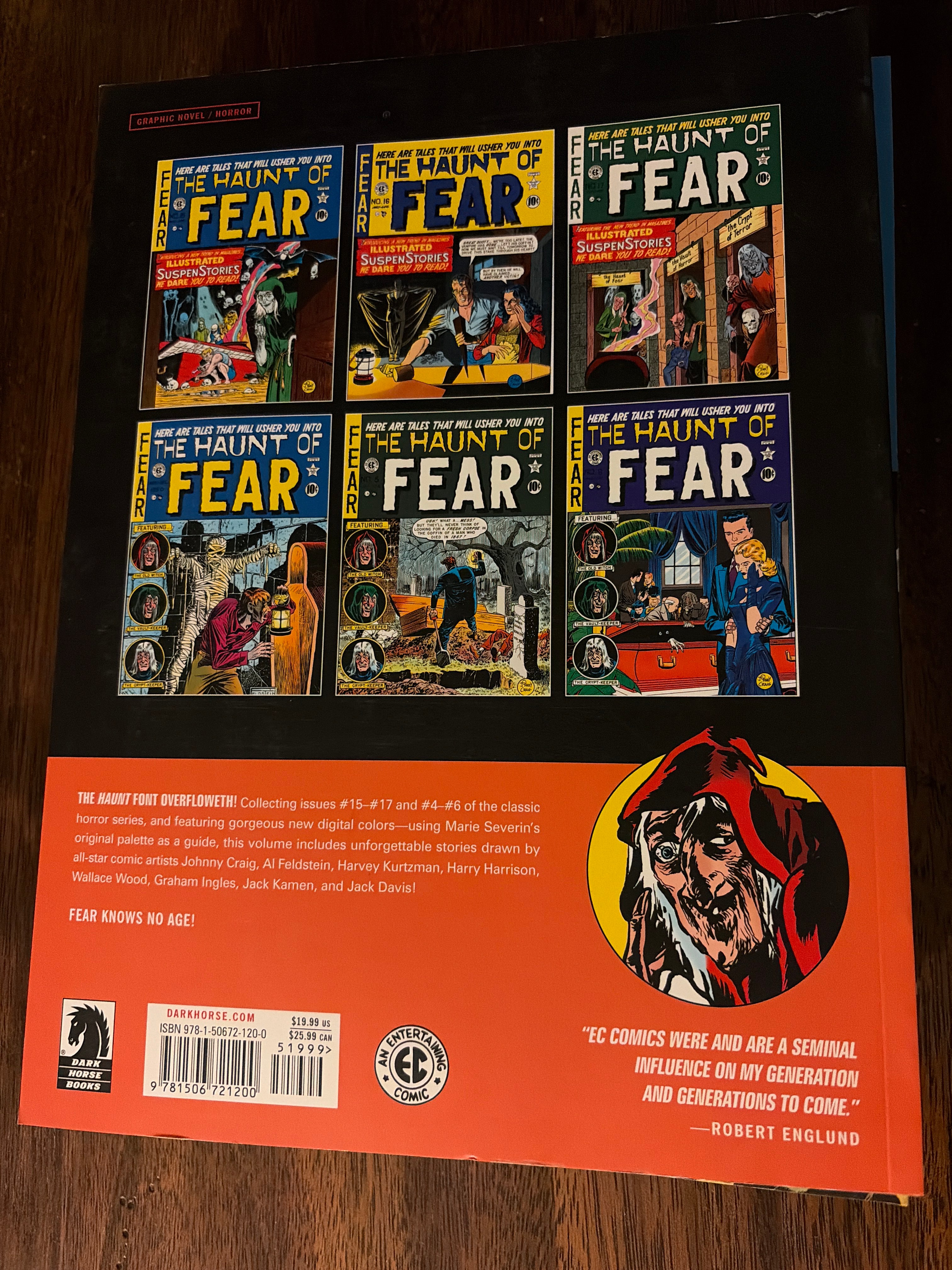 The Haunt of Fear Volumes 1-4 Dark Horse Graphic Novels