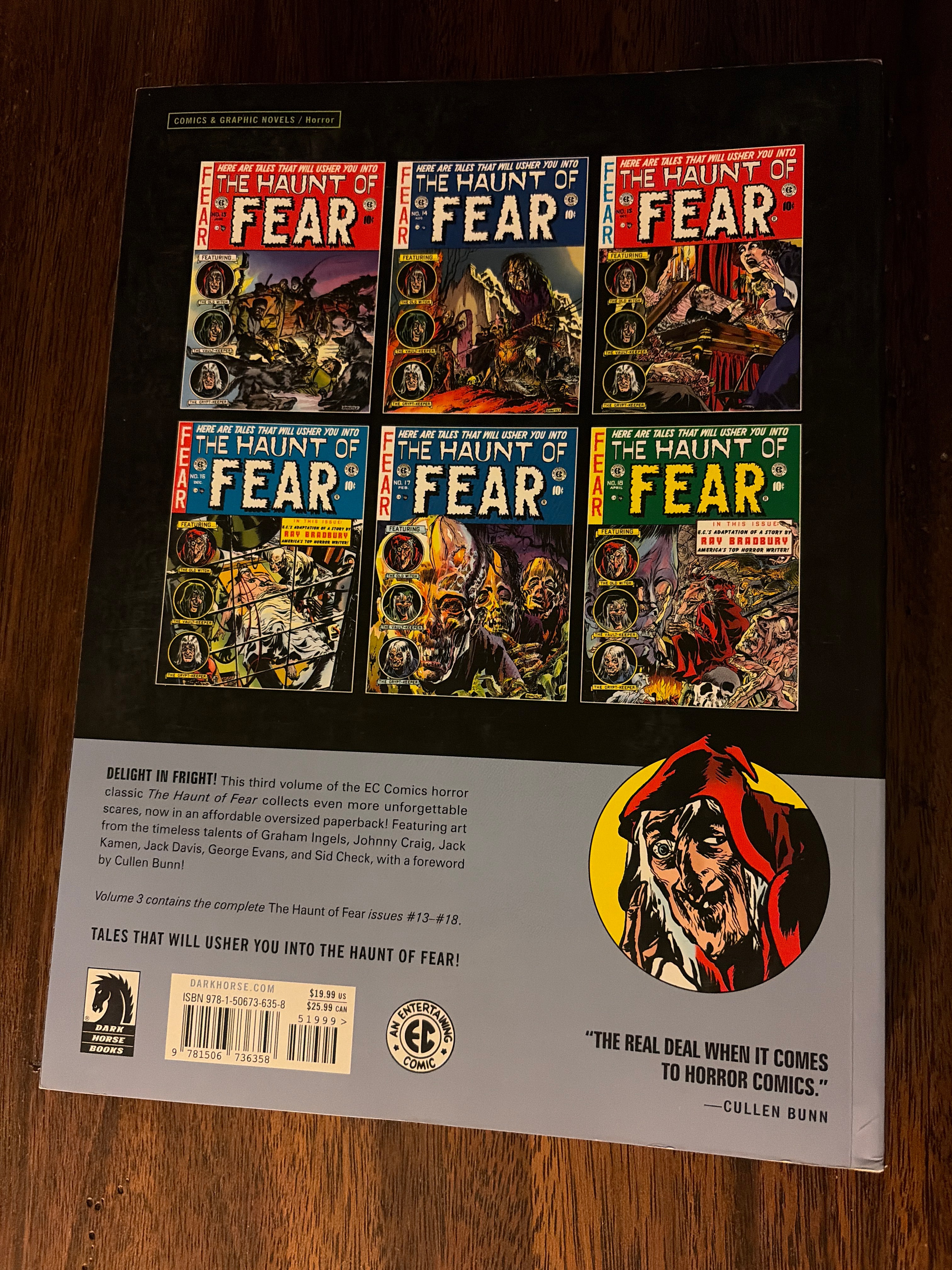 The Haunt of Fear Volumes 1-4 Dark Horse Graphic Novels