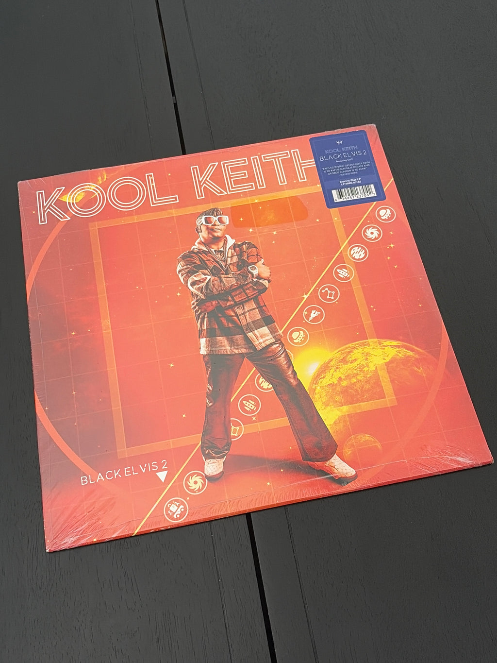 KOOL KEITH - BLACK ELVIS 2 - Electric Blue LP