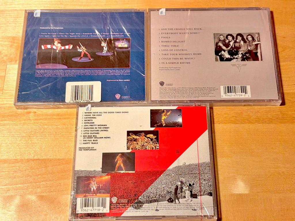 Van Halen - Warner Remasters Lot - Women and Children First + II + Diver Down