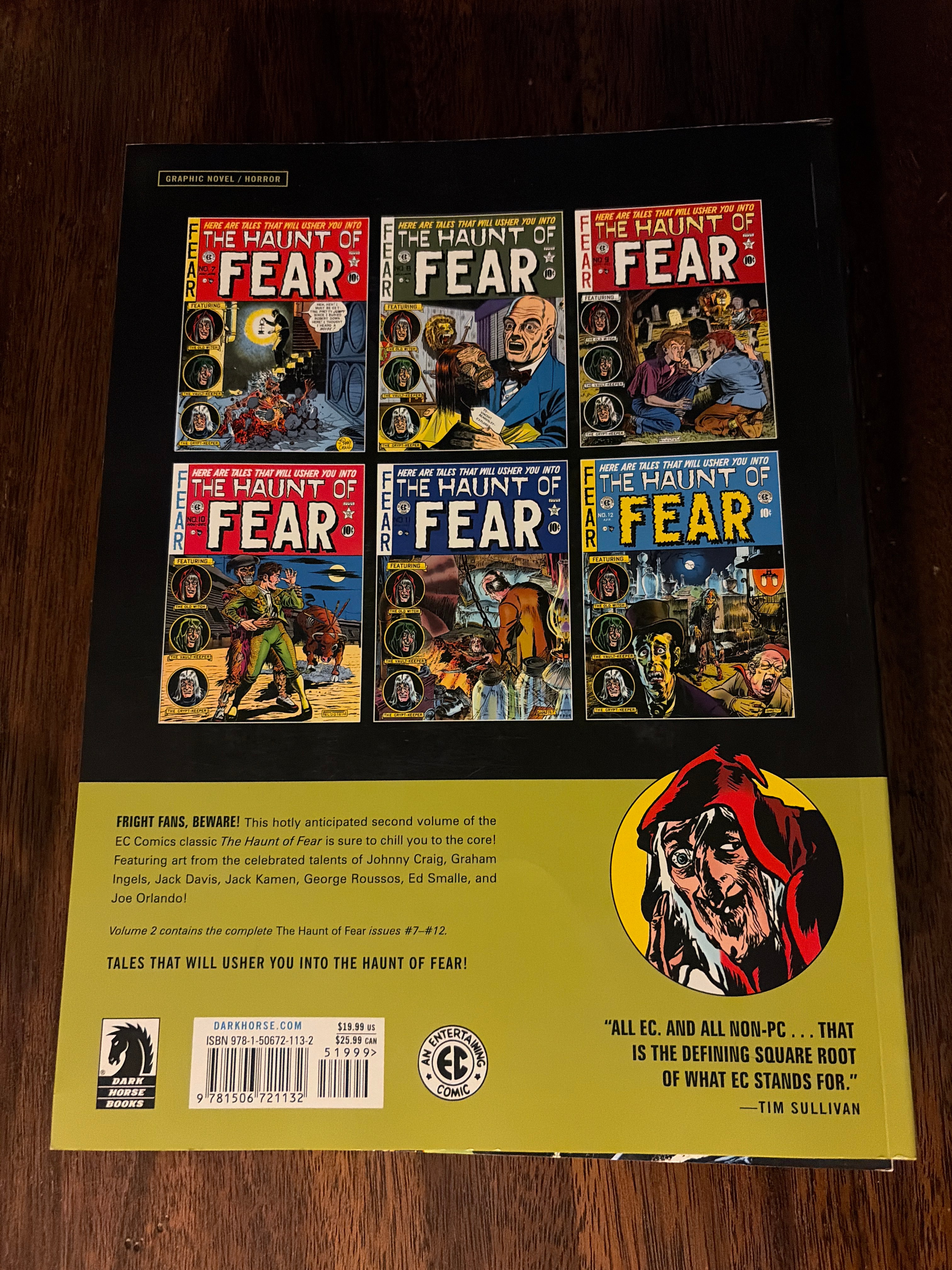 The Haunt of Fear Volumes 1-4 Dark Horse Graphic Novels