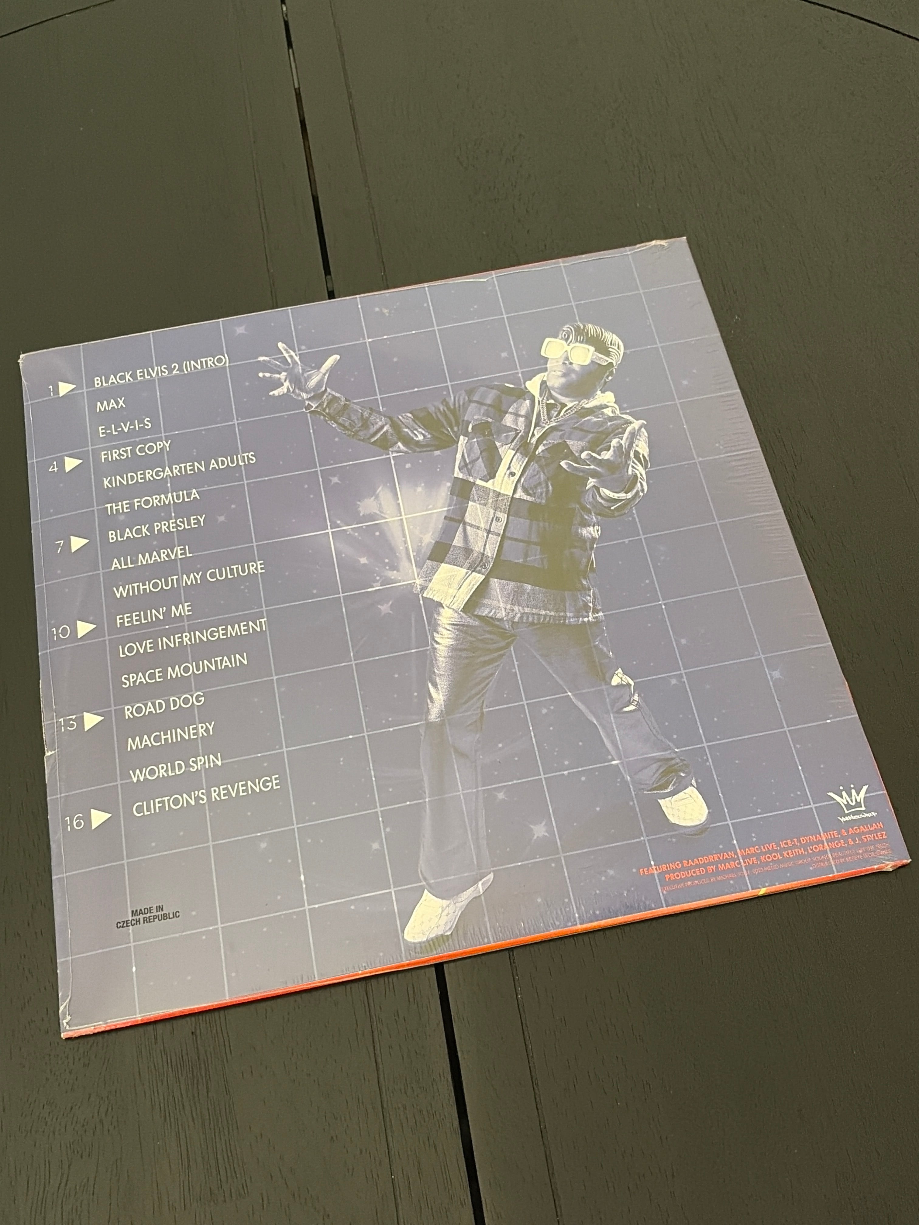 KOOL KEITH - BLACK ELVIS 2 - Electric Blue LP